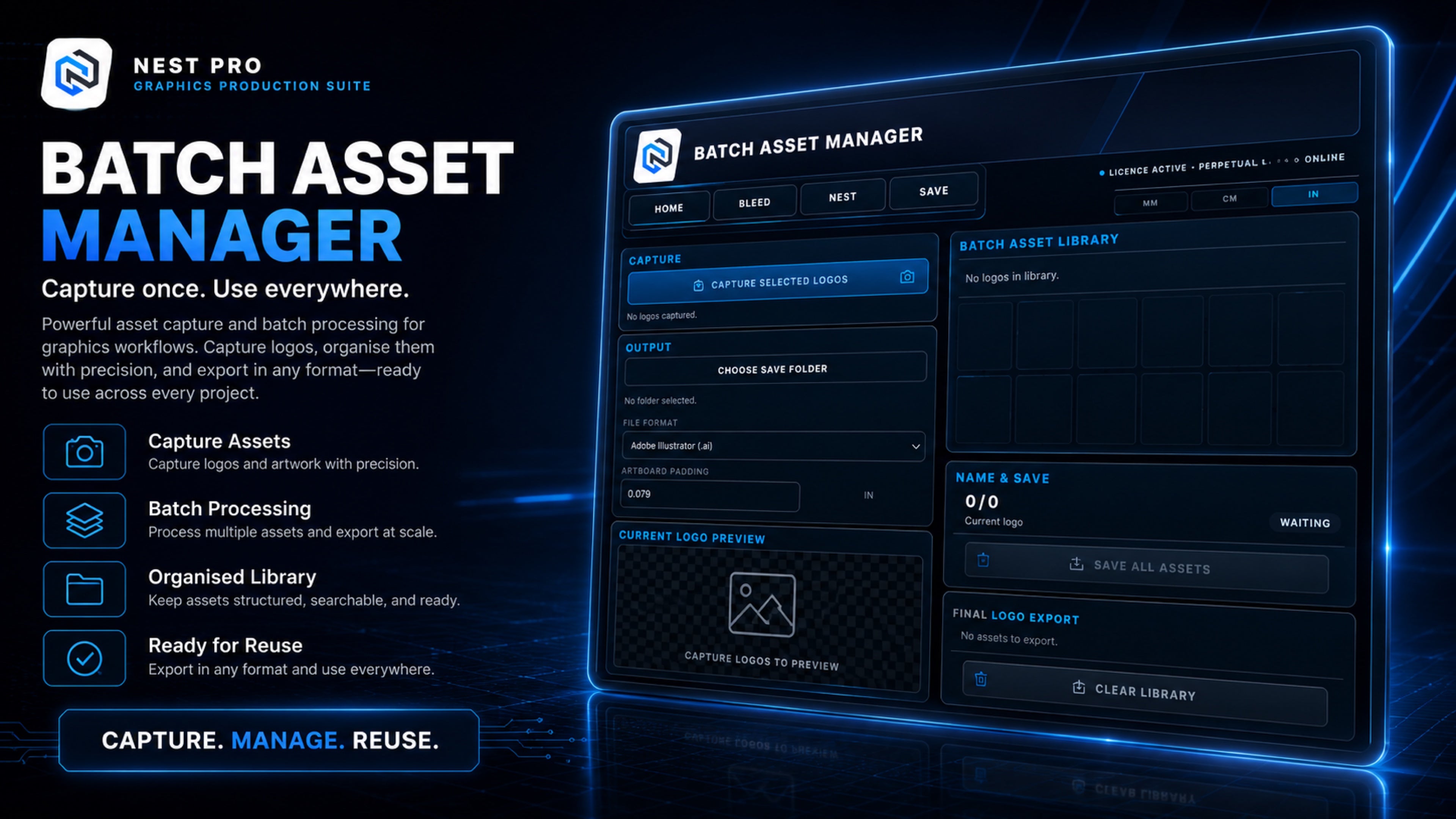 Nest Pro Graphics Batch Asset Manager